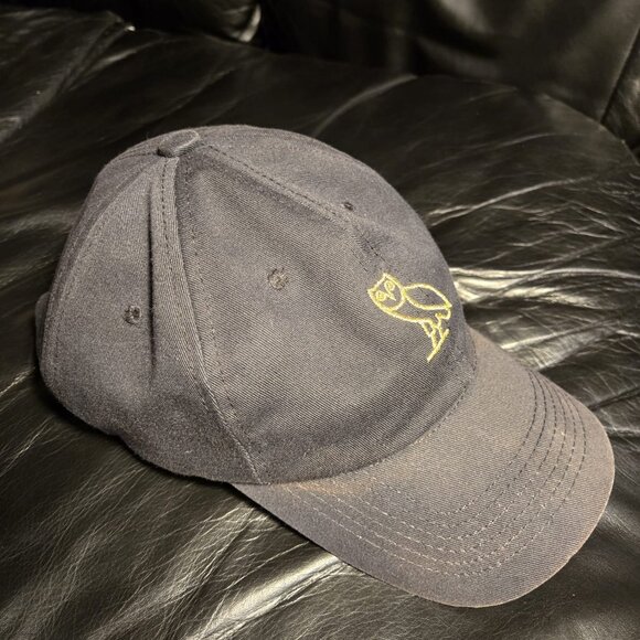 Authentic Octobers Very Own Hat OVO Black with Gold Baseball Cap - MINT - Picture 1 of 6